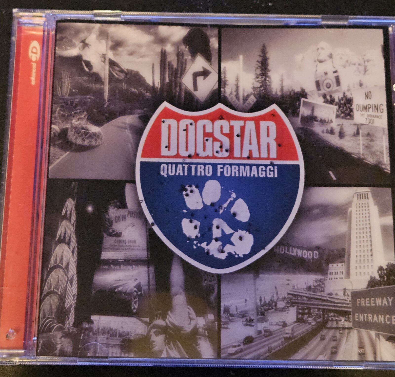 DOGSTAR - QUATTRO FORMAGGI 4 TRACK ENHANCED EP 1996 OOP, PROMO SMALL HOLE, KEANU