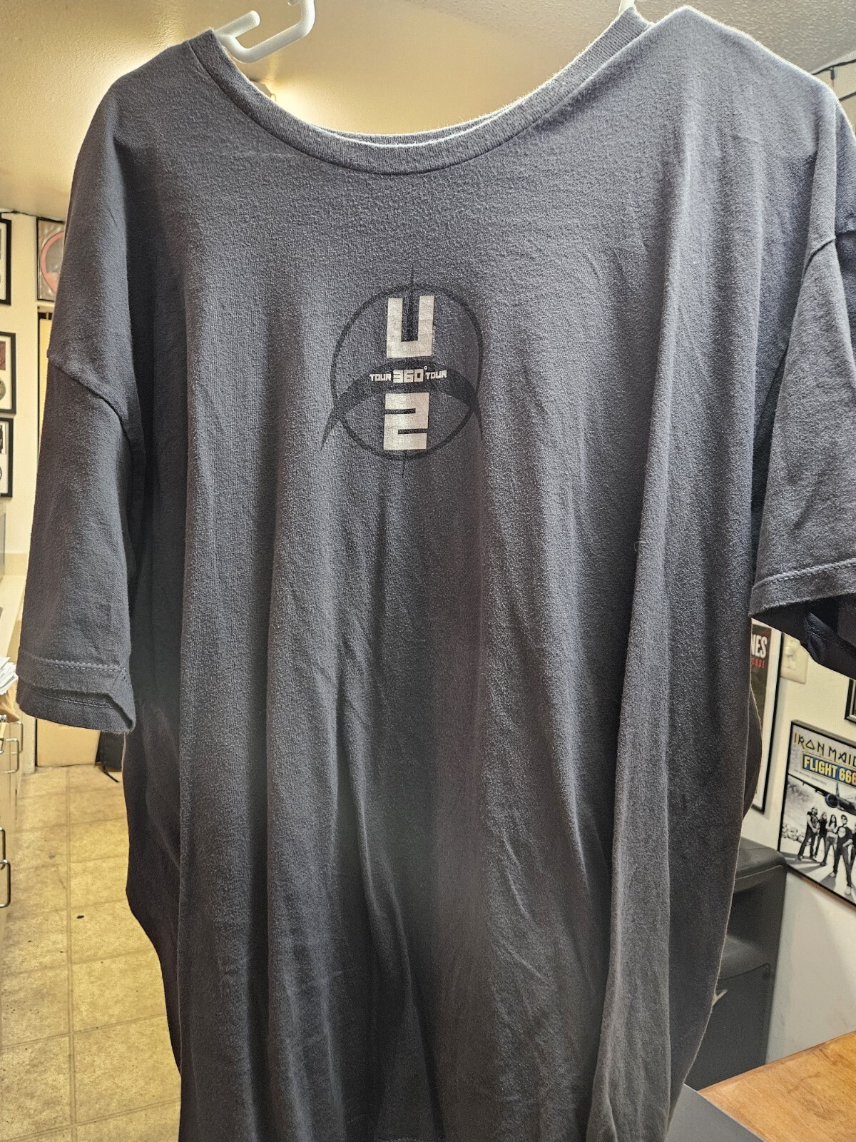 U2 360 TOUR TAMPA RAYMOND JAMES STADIUM 10/09/09 EVENT TEE 2XL, RARE!