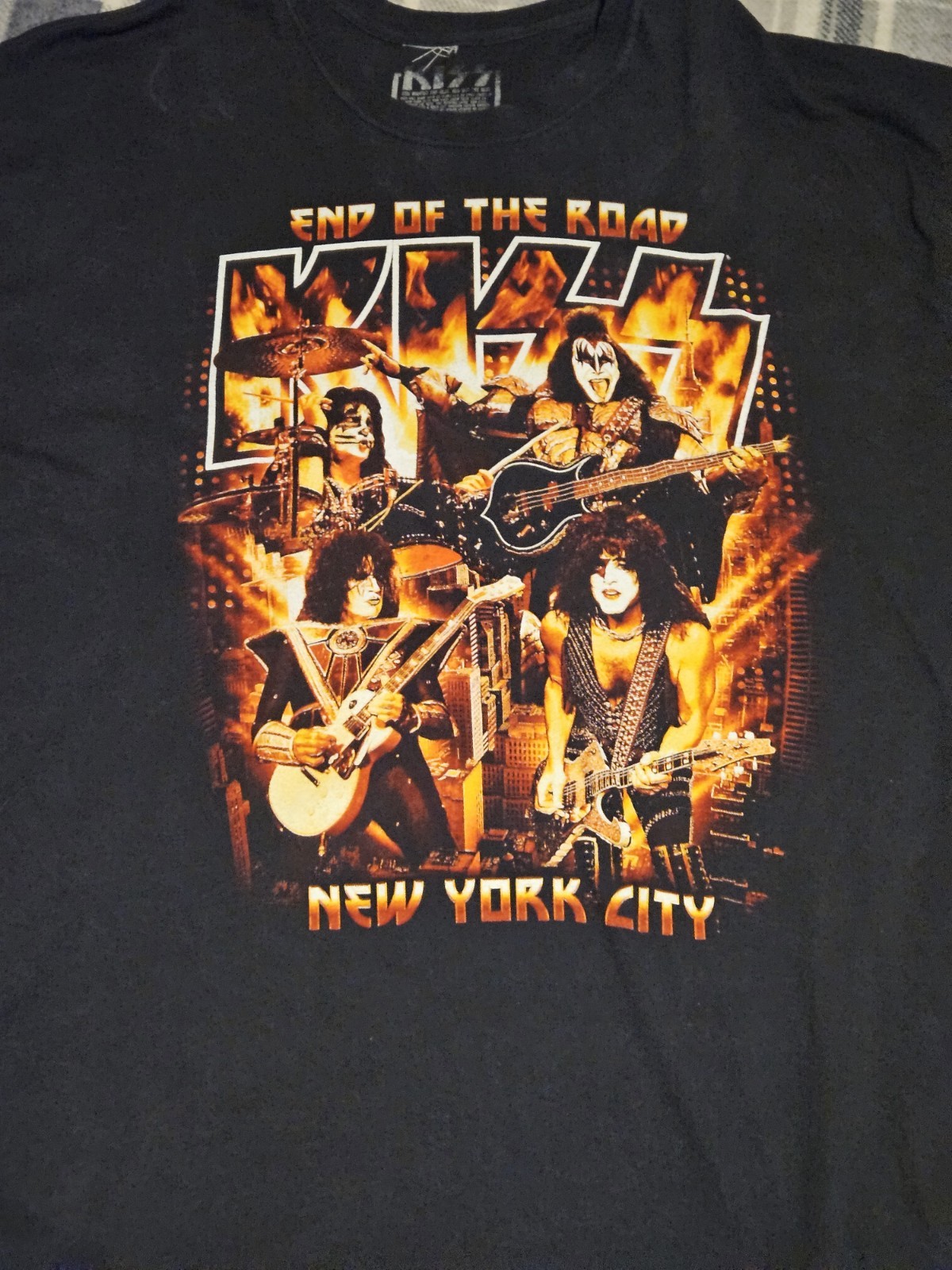 KISS -EOTR MADISON SQUARE GARDEN EVENT T-SHIRT 3XL