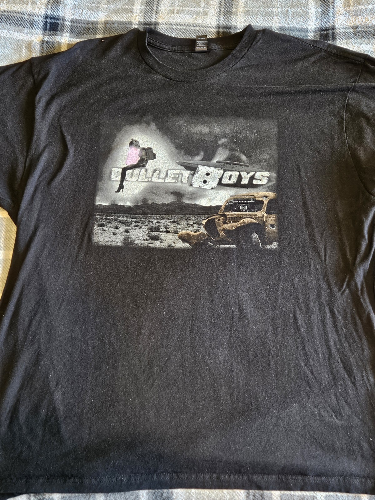 BULLETBOYS 2018 N.AMERICAN TOUR T SHIRT 2XL, NEVER WORN. RARE!