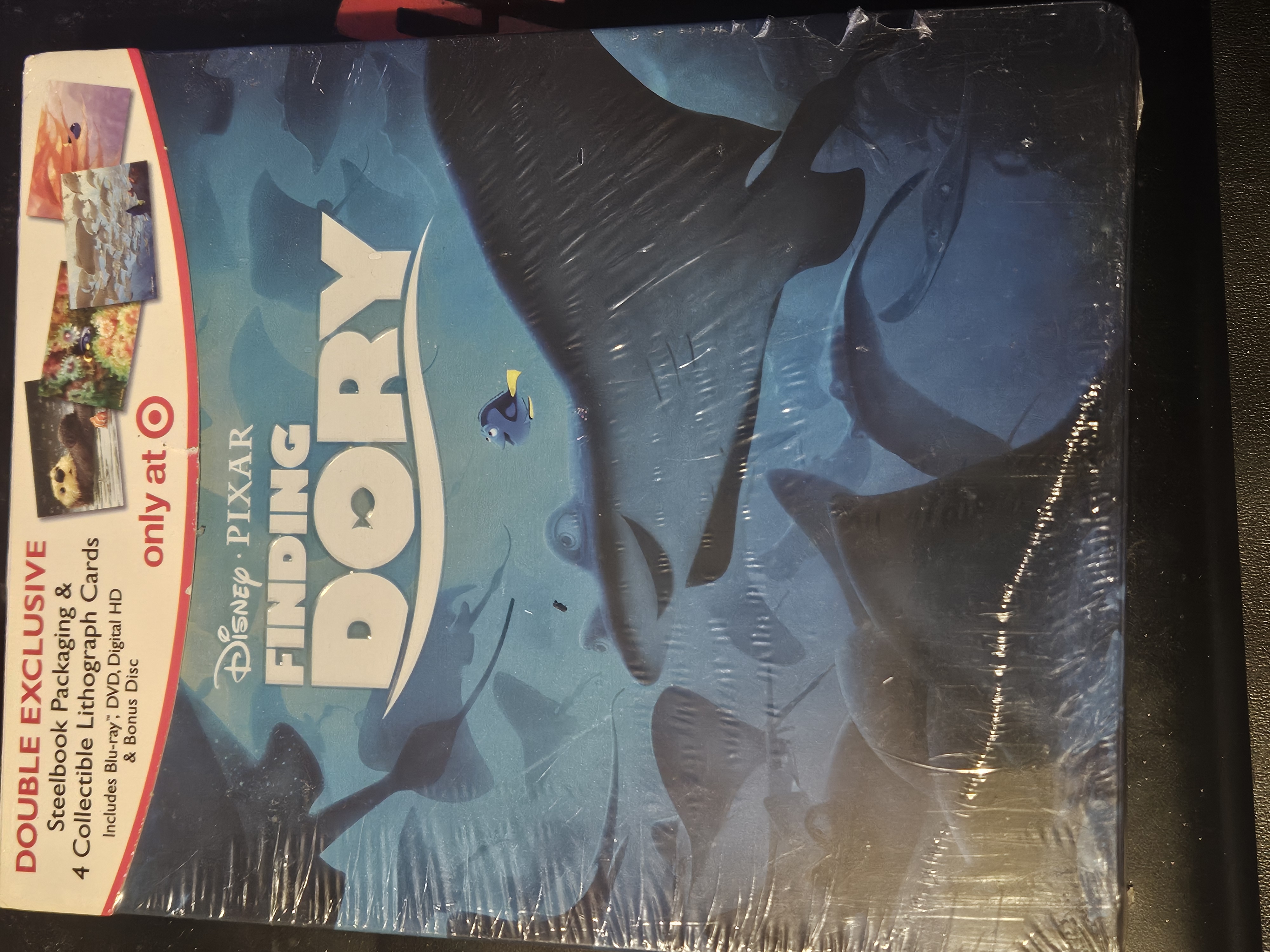FINDING DORY TARGET EXCLUSIVE BLU RAY STEELBOOK!!