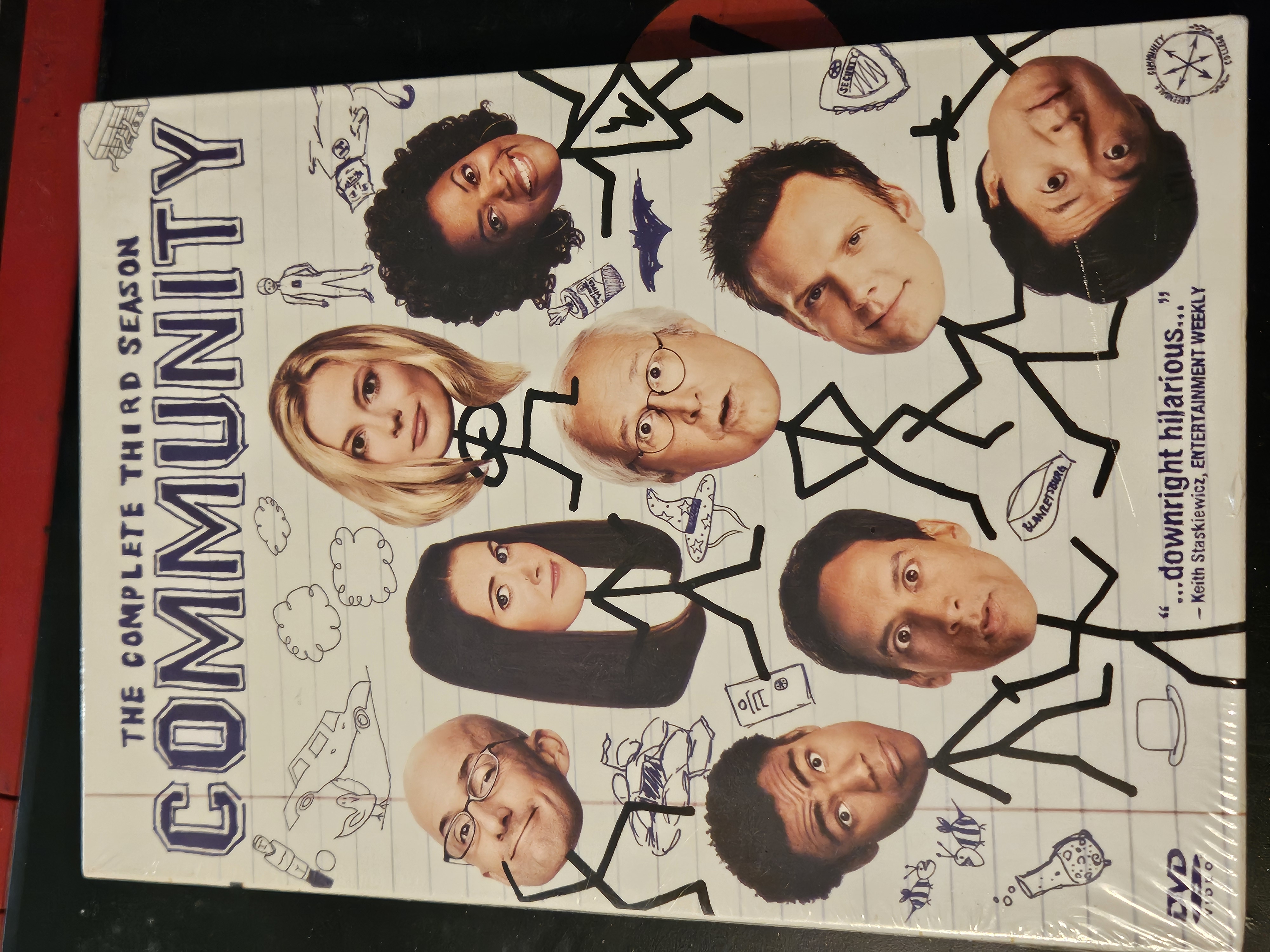 COMMUNITY - THE COMPLETE THIRD SEASON 3 DISC SET NEW! SEALED!